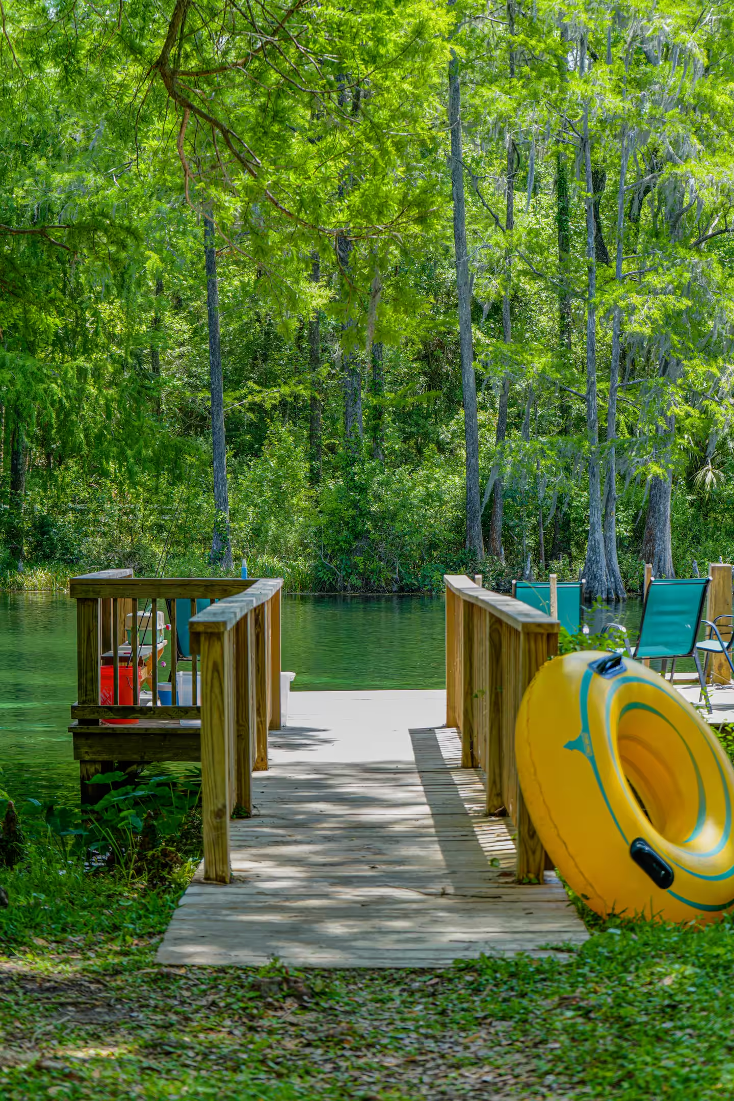 dock at rainbow river